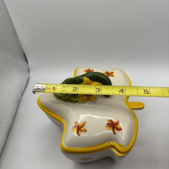 Temp-tations by Tara seasonal 10 oz leaf shaped covered dish autumn decor - Picture 10 of 10